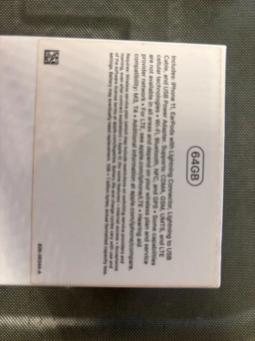Apple iPhone 11 Box with 2 Original EarPods. NO PHONE